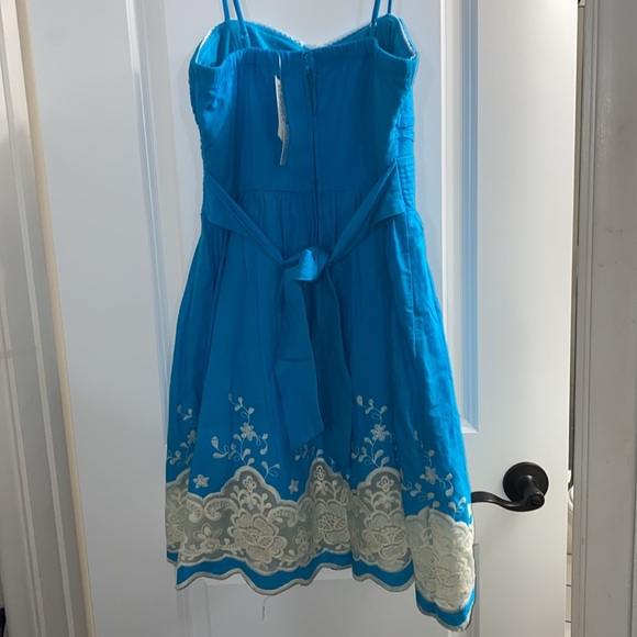 NWT Speechless Juniors Dress - size 11 - blue with spaghetti straps and back zip - Picture 13 of 13